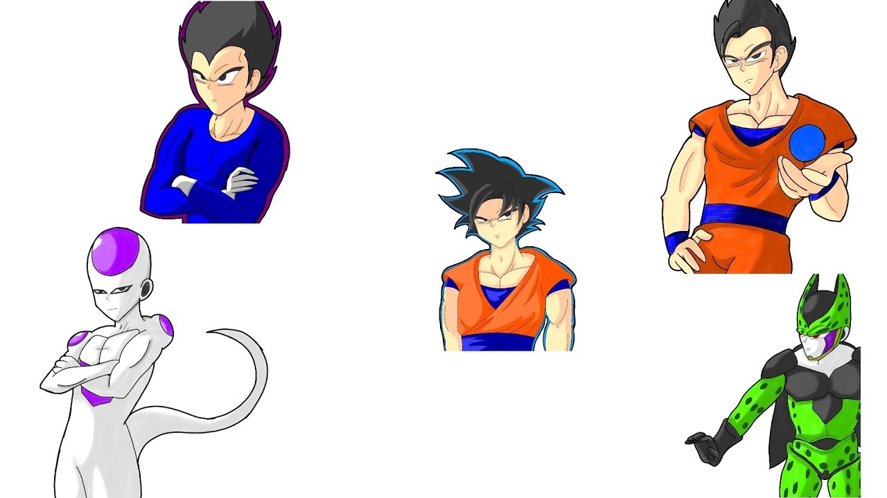 Top 5 meus desenhos de dragonball (mais vistos)