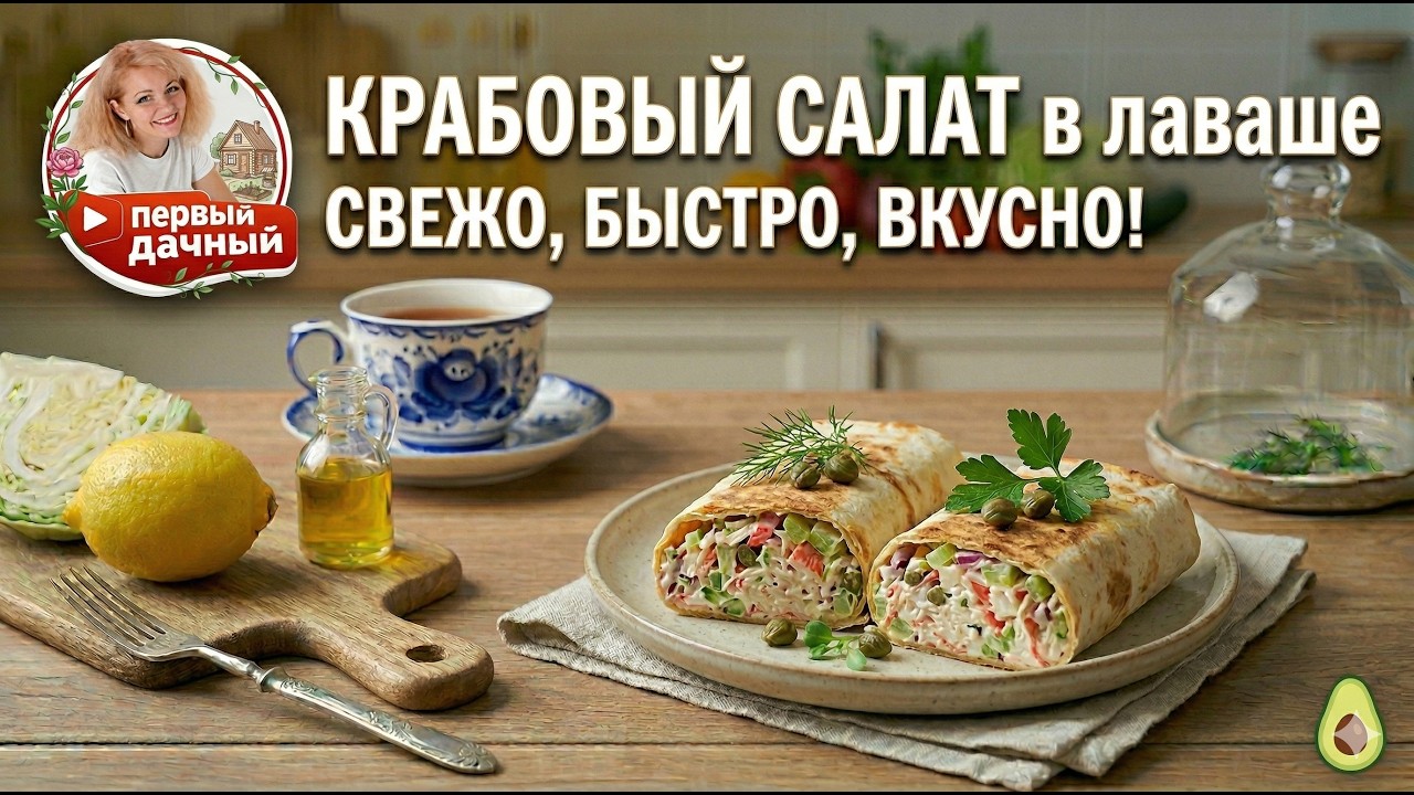 Crab Salad Wrap | Easy & Delicious Recipe