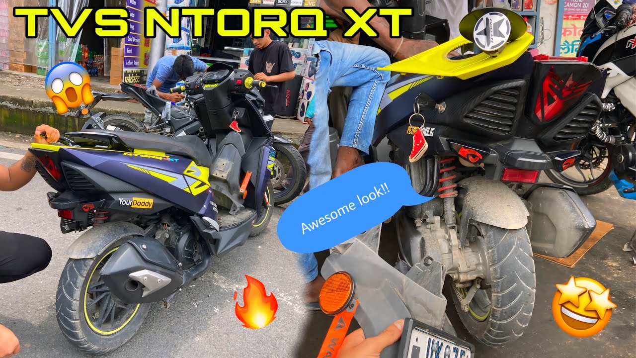 New Look of Loki💚 modifications🔥 on ntorq XT  | TVS NTORQ XT