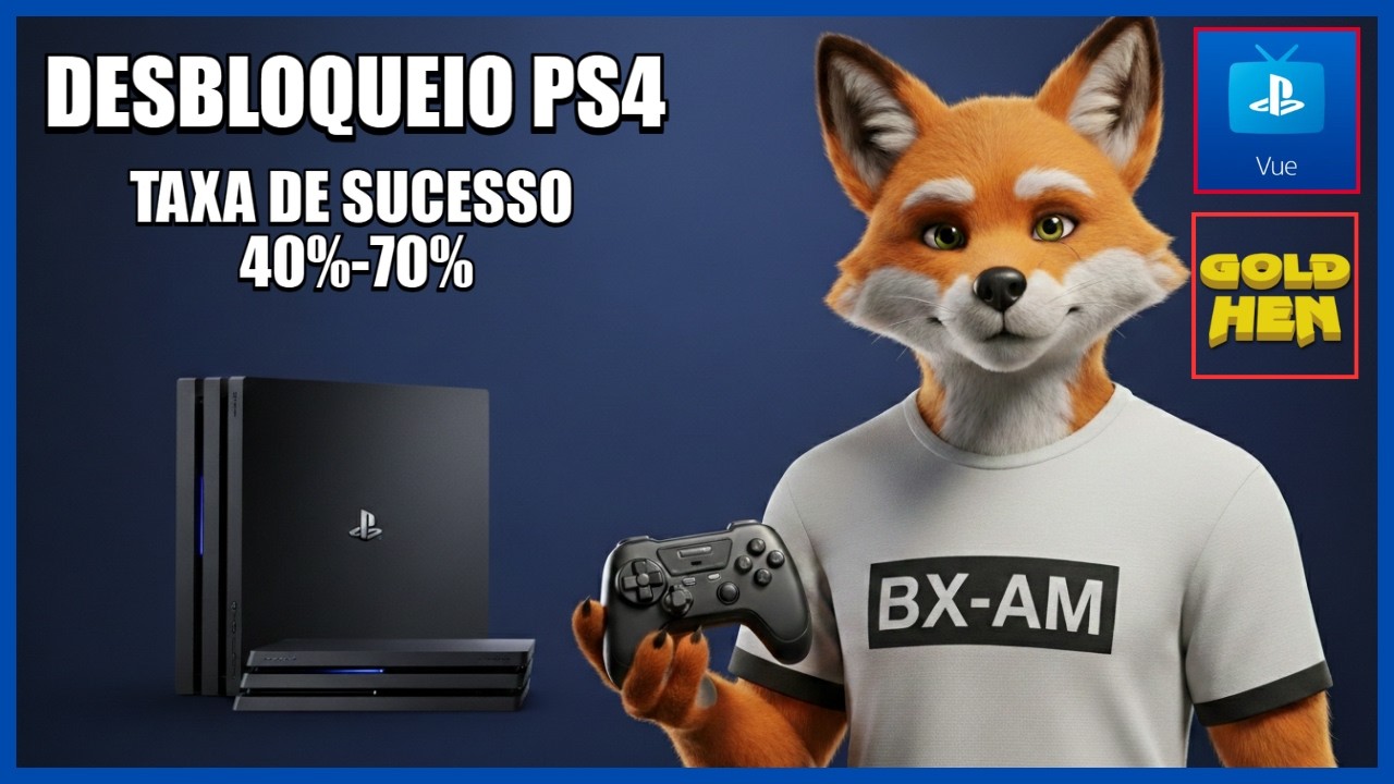 AUMENTO NA ESTABILIDADE DO PS VUE PARA DESBLOQUEIO DO PS4
