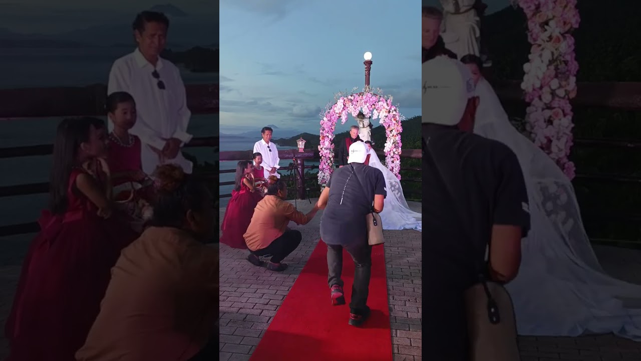 First time na may kinasal sa lugar na ito Subrang gandang ng view....mapapa-wow ka talaga...
