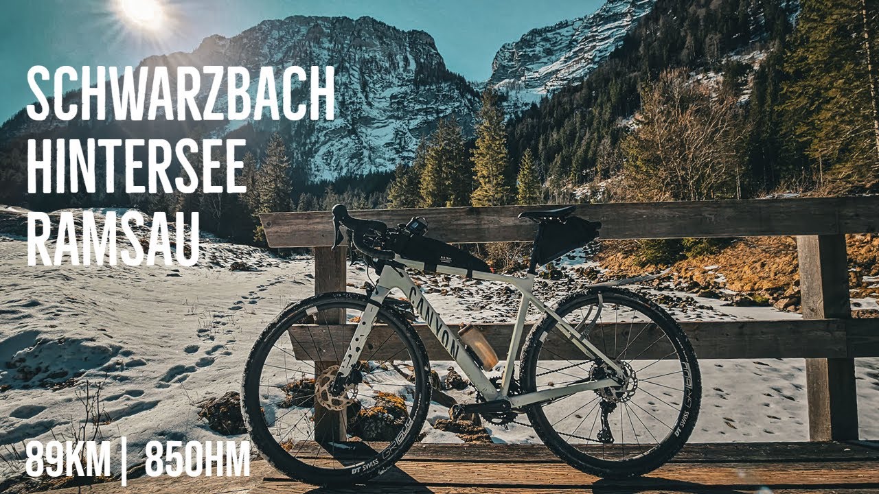 GRAVELTOUR Schwarzbach | Eisige Seen und schneebedeckte Schluchten | Canyon Grizl | 89km, 850hm