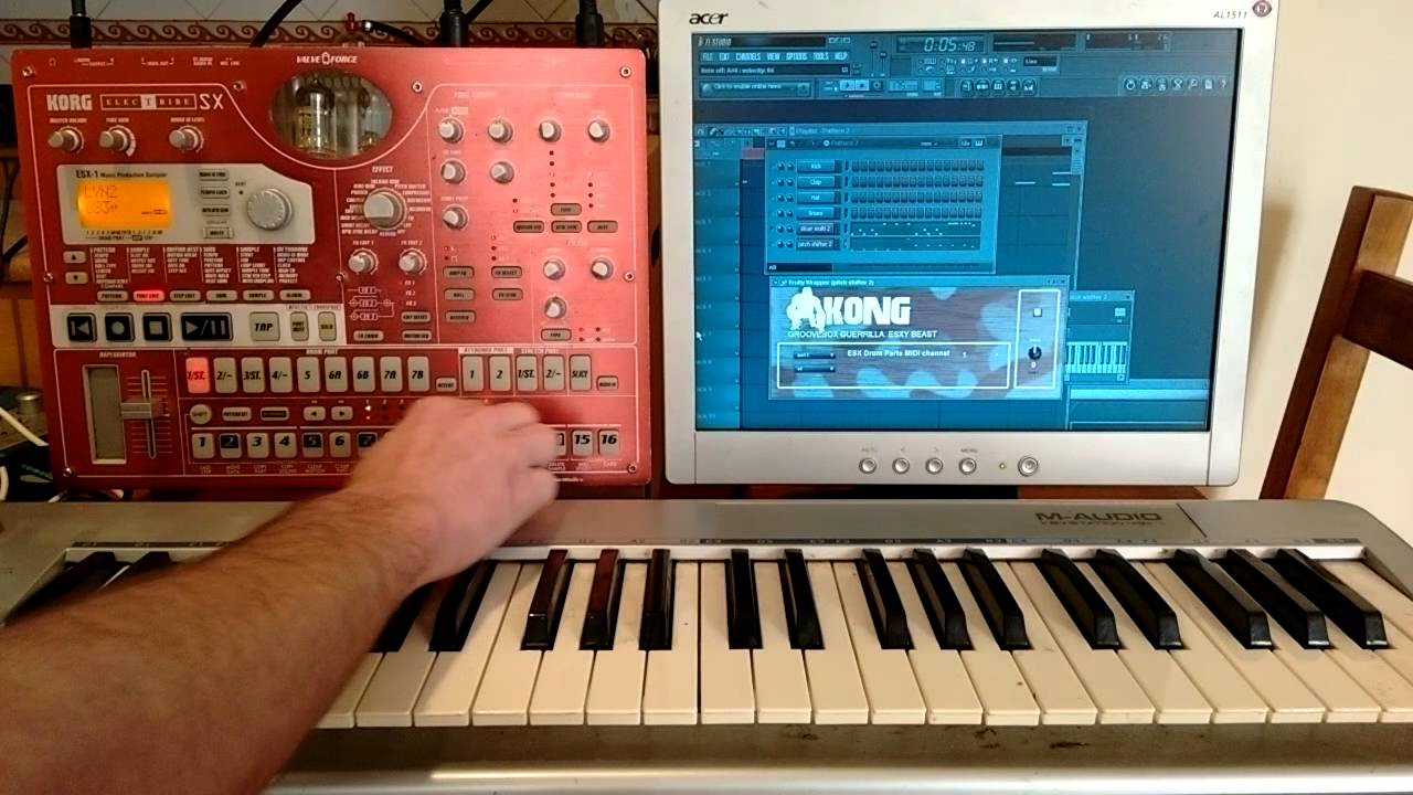 New VST interfaces for the Korg Electribe ESX.