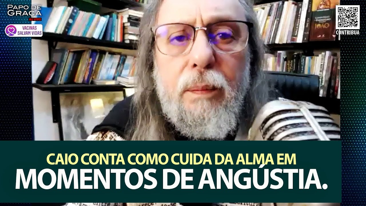 Caio conta como cuida da própria alma em momentos de angústia
