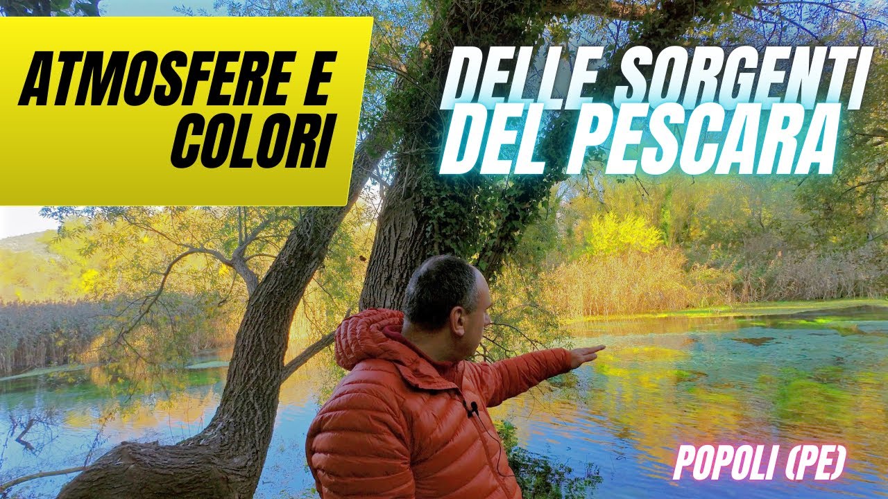 I colori e le atmosfere autunnali delle Sorgenti del Pescara - Popoli (PE)  [ENG+SPA subtitles]