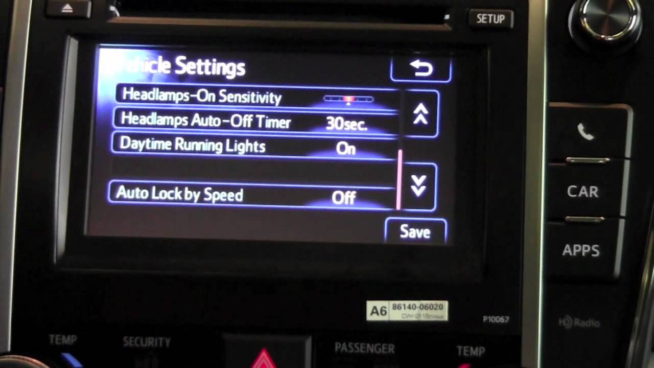 2012 | Toyota | Camry | Vehicle Settings | How To by Toyota City Minneapolis MN