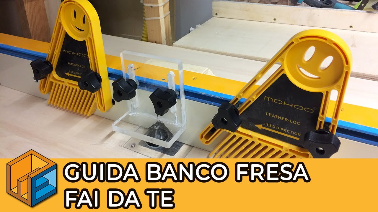 Guida banco fresa fai da te // Come costruire un banco fresa fai da te - Parte 2