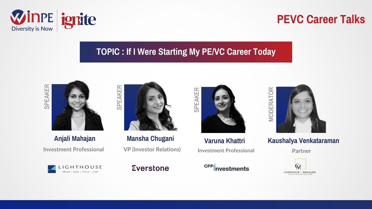 If I Were Starting My PE/VC Career Today | Senior Women in PEVC Share Career Insights | Winpe Ignite