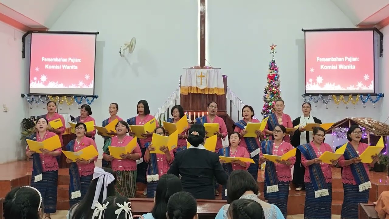 Persembahan Pujian Natal dari Komisi Wanita - Mari Sembah dan Sambut Kelahiran Sang Putra Kudus 