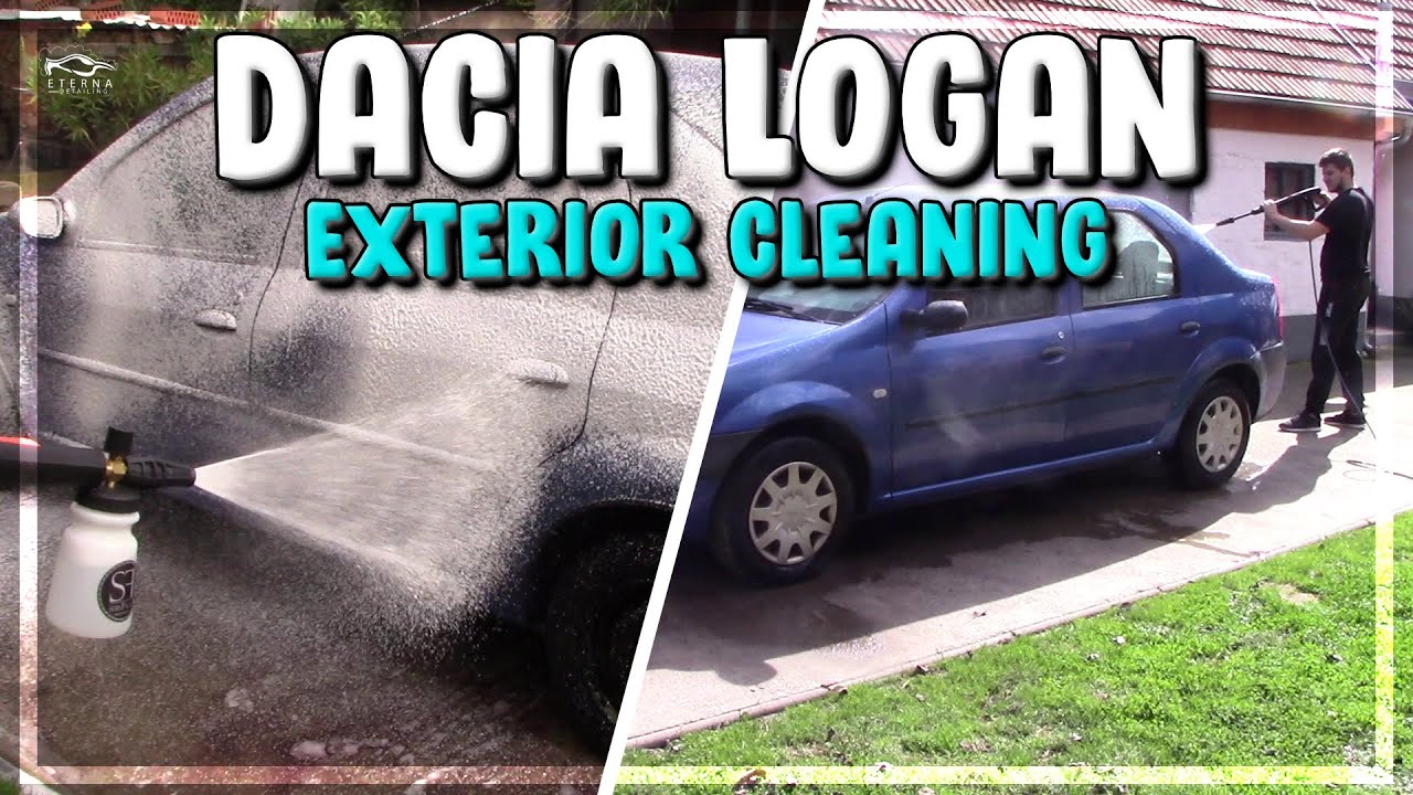 Wash and Wax - Dacia Logan | Old car shines like new again! #dacia