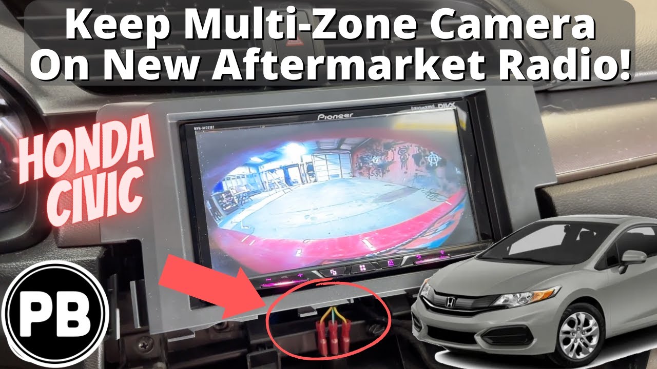 How To Retain Multi-View Backup Camera 2015+ Honda Civic