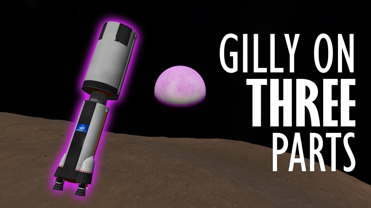 To Gilly and Back Using Just 3 Parts! - KSP