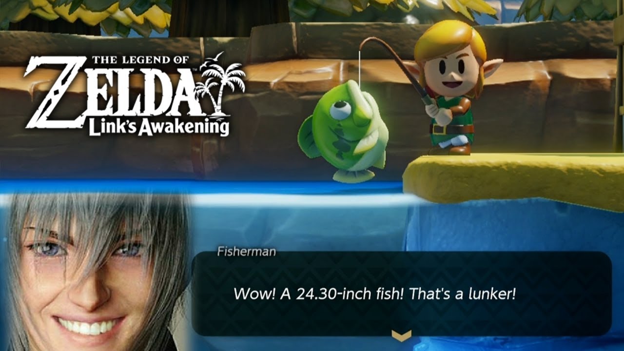 Noctis Main Tries Fishing - The Legend of Zelda: Aris' Awakening