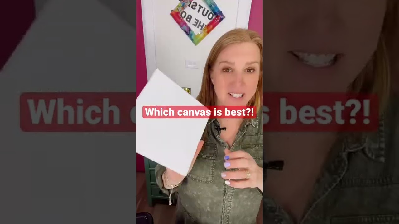 Testing Michael&rsquo;s Artist Loft canvases! #diycrafts #craftideas #paintingtutorial
