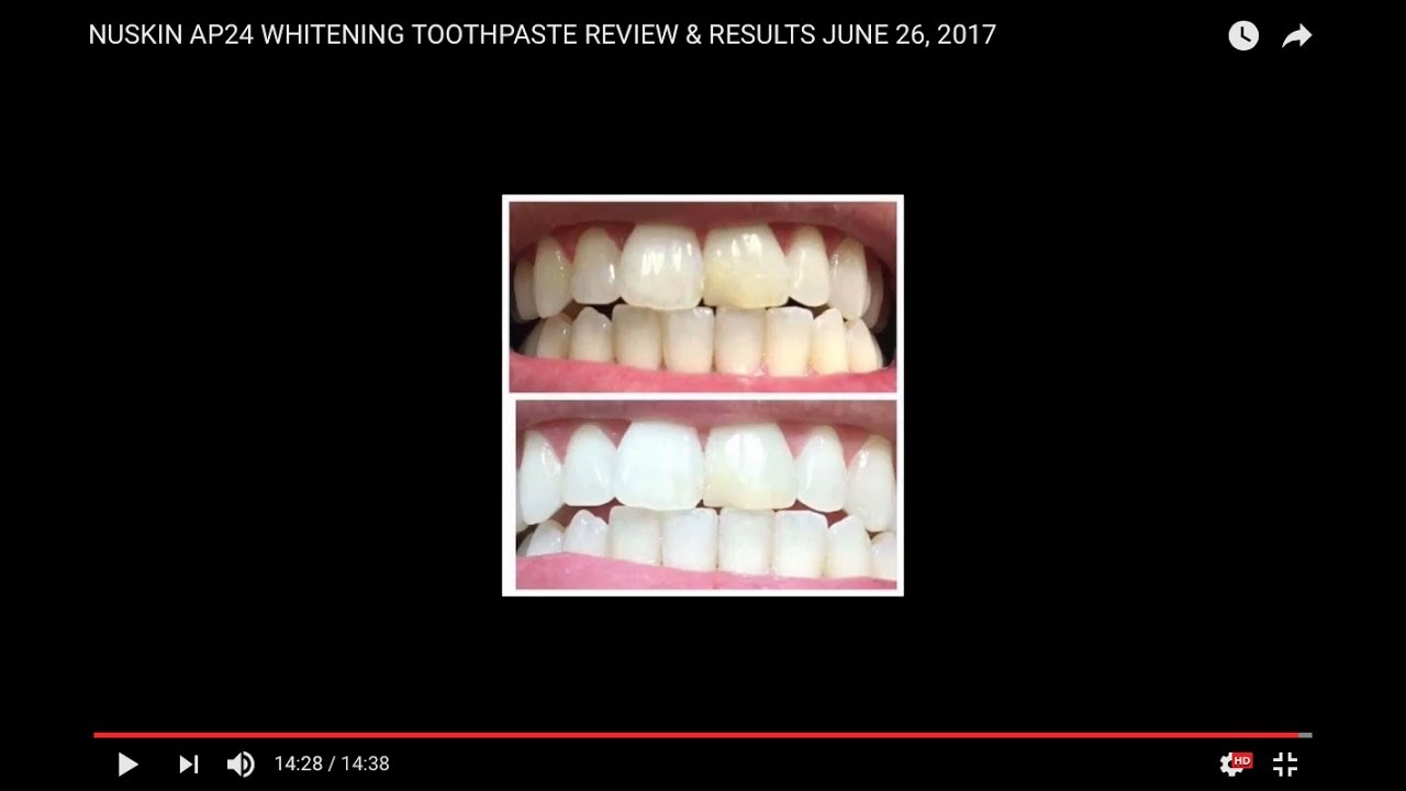 NUSKIN AP24 WHITENING TOOTHPASTE REVIEW & RESULTS