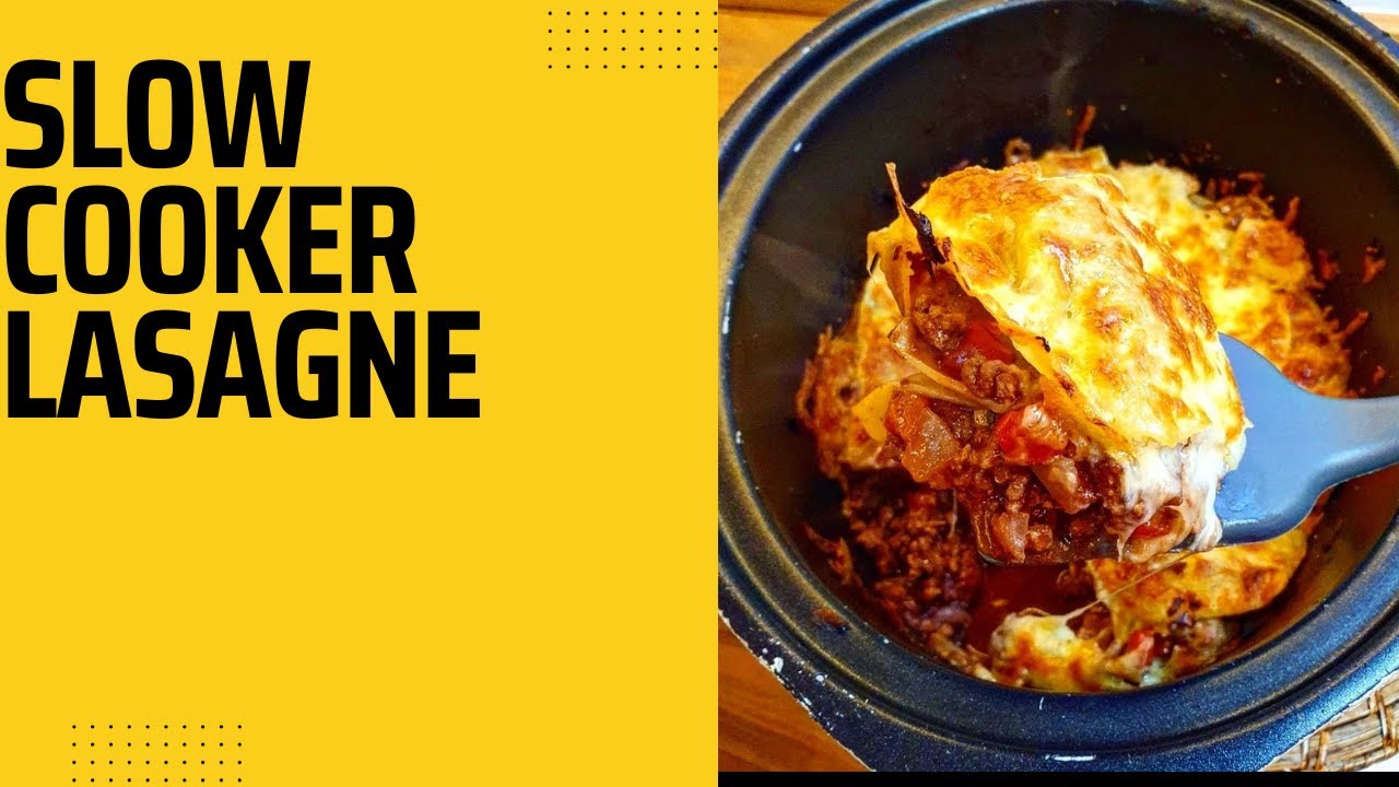 Slow Cooker Lasagne