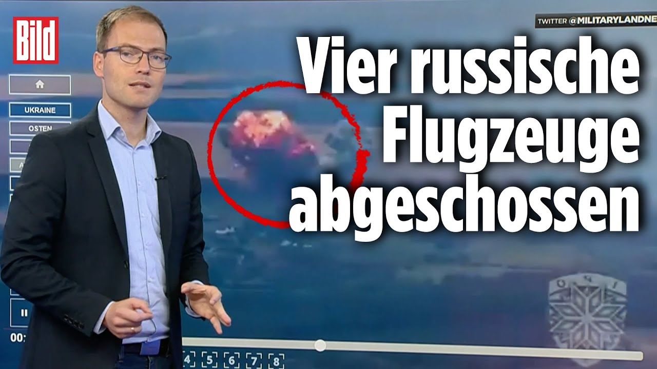 Russische Luftwaffe erlebt schwarzen Tag | BILD Lagezentrum | Ukraine-Krieg