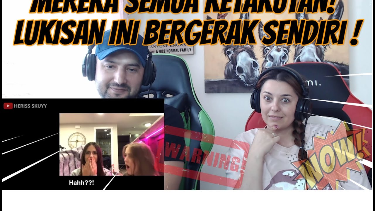 🇮🇩 Heriss Skuyy - MEREKA SEMUA KETAKUTAN! LUKISAN INI BERGERAK ! Pall Family Reaction!