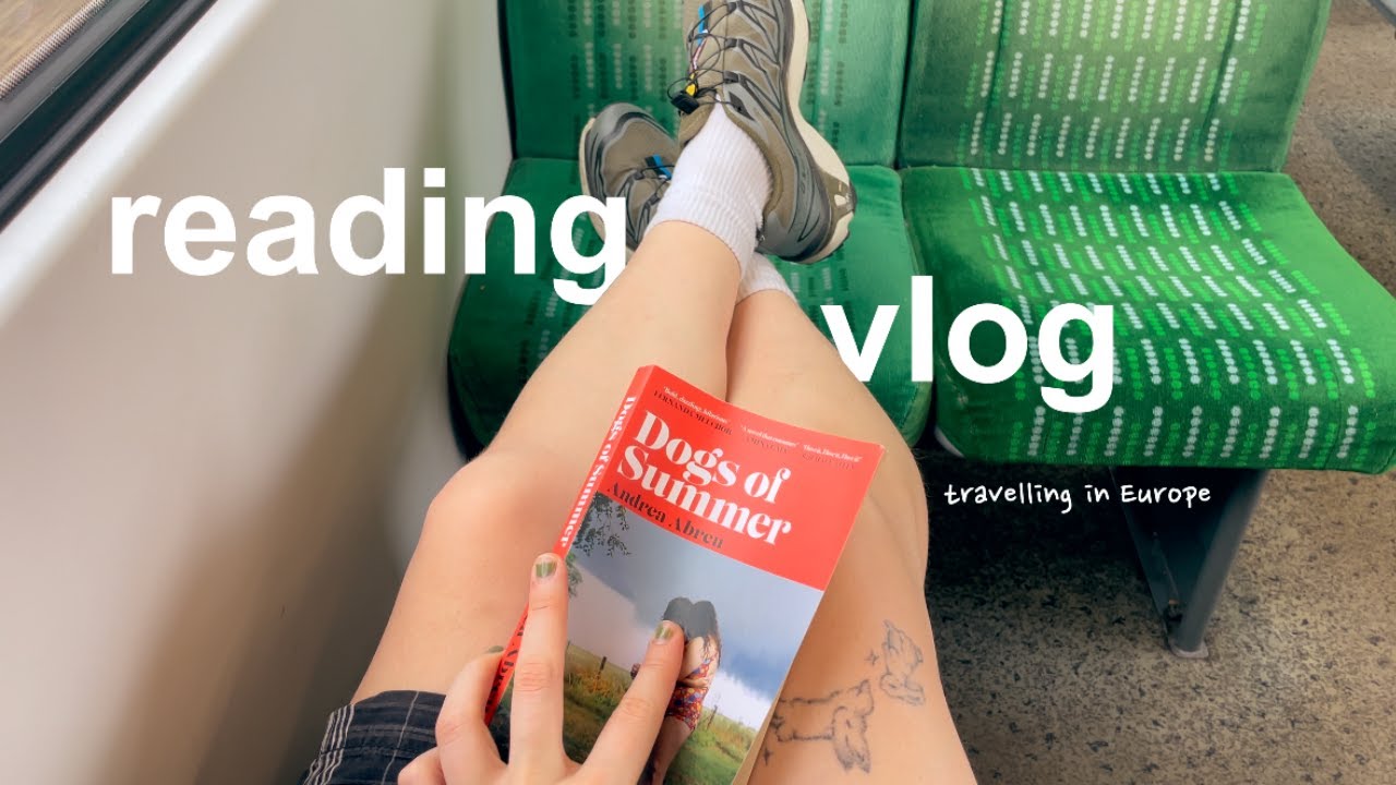 READING VLOG 📚🚞 every book i read on holiday in Europe + reviews