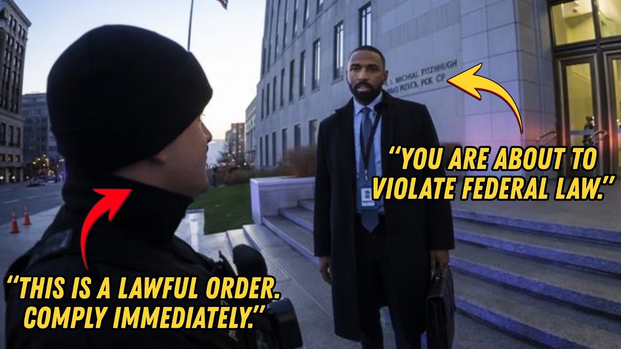 Racist Cop Blocks Black Man Entering Building — He’s the Director of Federal Law Enforcement