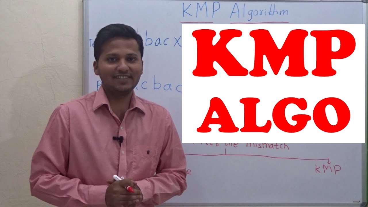 KMP string matching  algorithm (string/pattern search in a text)