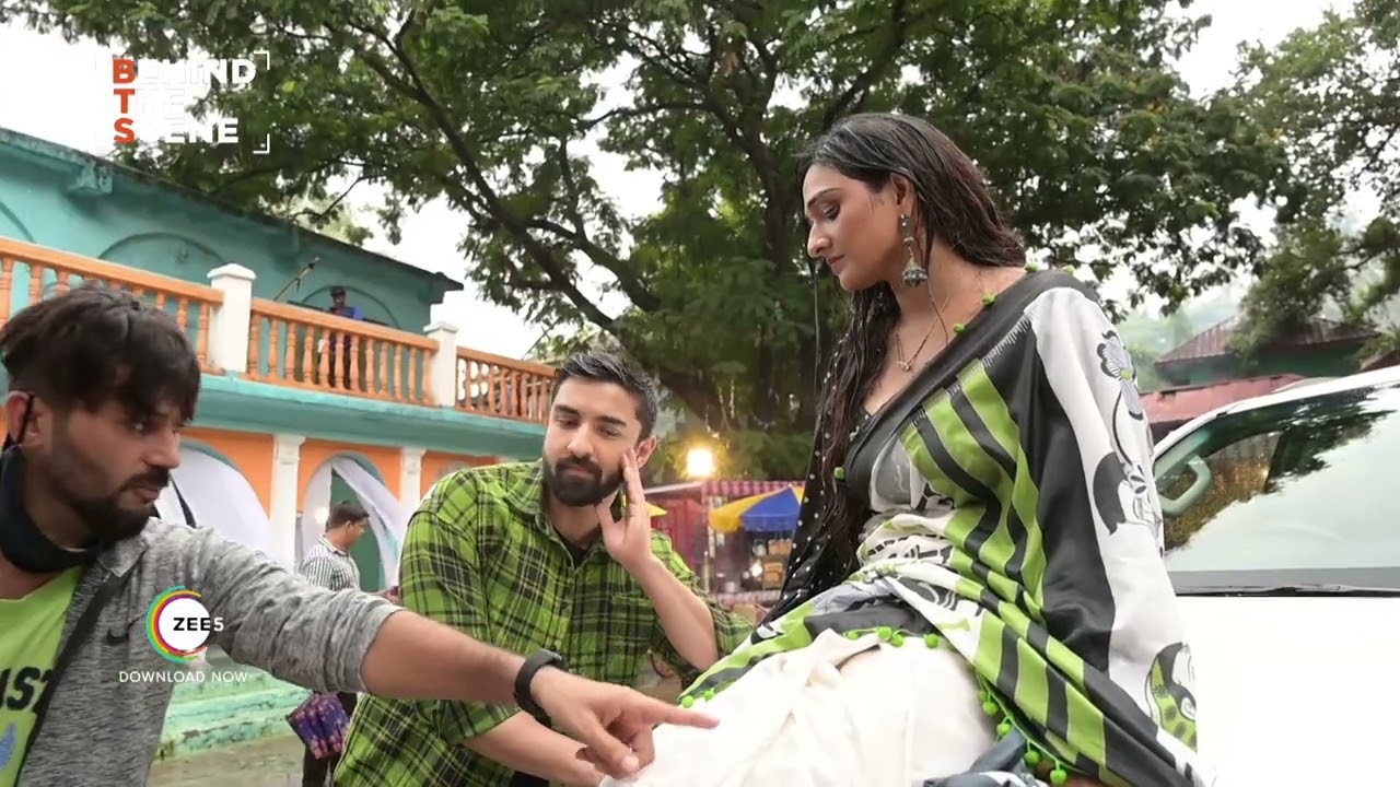 Bhagyalakshmi - Rishi Laxmi Rain Romance Song - Behind The Scene - Zee TV