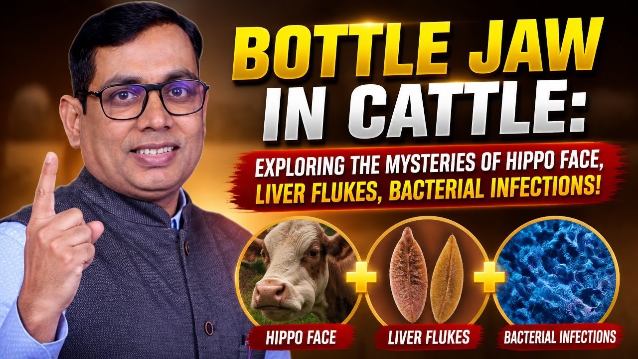 Bottle Jaw in Cattle: Exploring the Mysteries of Hippo face, Liver Flukes, Bacterial Infections!