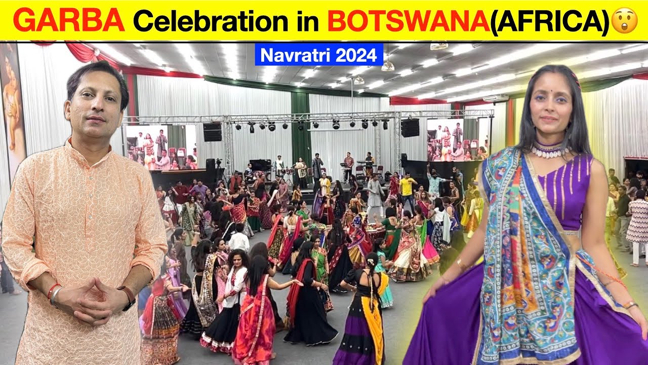 GARBA Celebration in BOTSWANA(AFRICA)/Nirbhaysvlog......@shreecraftplace_shilpa