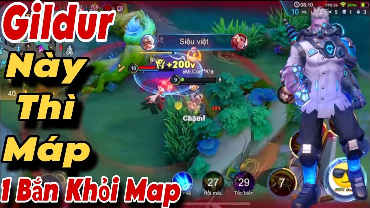 Gildur Full Ph&eacute;p Solo Mid Gặp Map S&aacute;ng Th&ecirc;m 3 Đường Si&ecirc;u Cấp V&agrave; C&aacute;i Kết Lật K&egrave;o Cực Căng