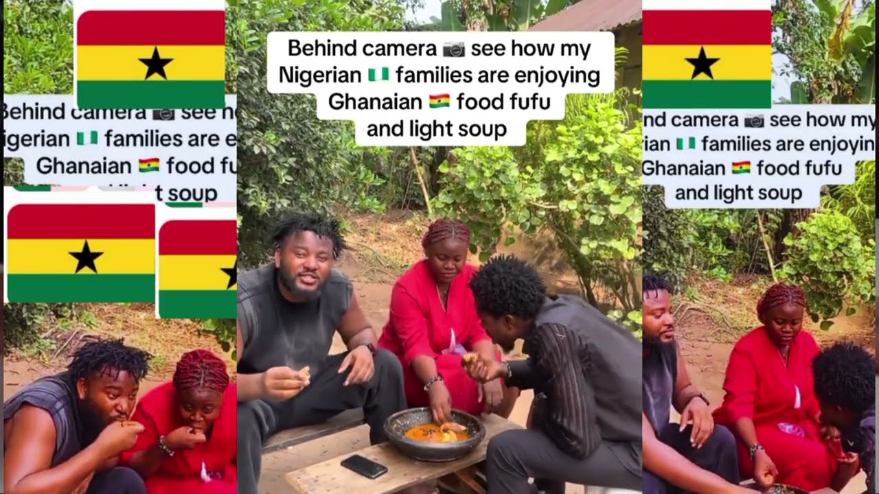 Ghana To  The world 🌎,  shock as Family in Nigeria 🇳🇬 go crazy after eating Ghanaian food 