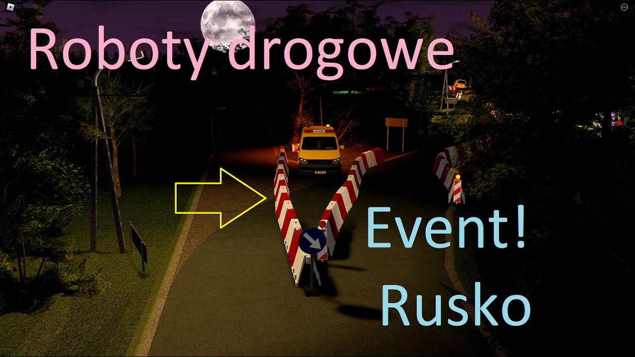 Event roboty drogowe, Rusko!#pcd #roblox #event