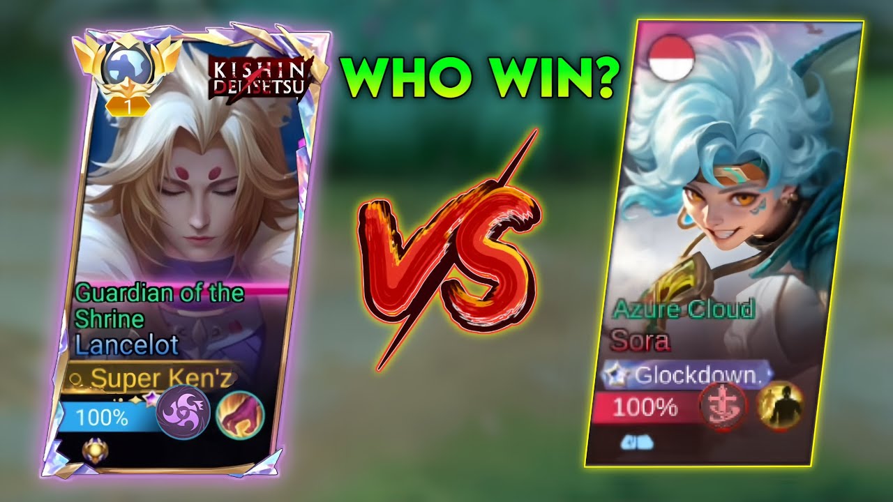 Lancelot vs Sora🔥 Lancelot Tank Build New Patch Season Which Are Suitable❗ - MLBB