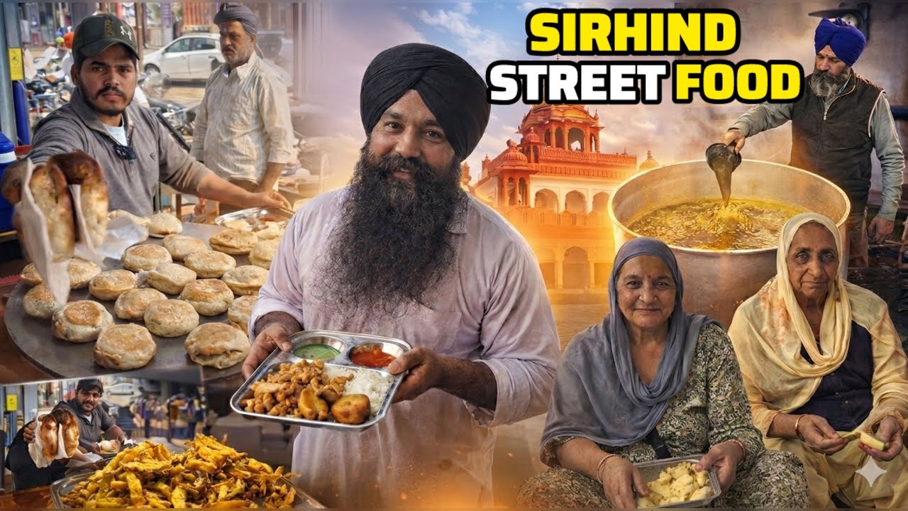 SIRHIND Famous STREET FOOD | FATEHGARH SAHIB | Pakore | Pappu KULCHE CHOLE | Punjabi Food
