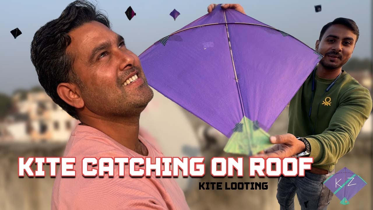 Kite Catching | Learn How To Catch Kite | Kite Looting | Kite Flying | Patang Kaise Liptaye