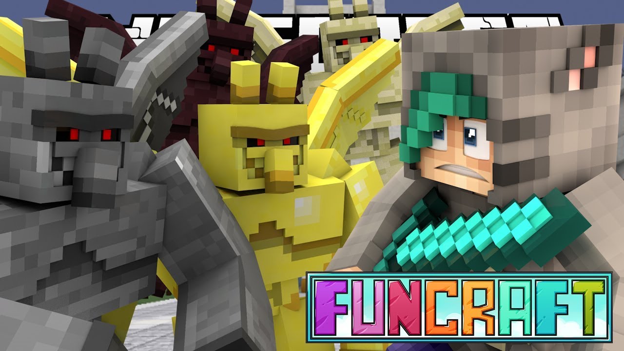 BEATING A GARGOYLE TOWER?! - Minecraft FunCraft SMP - Ep.17
