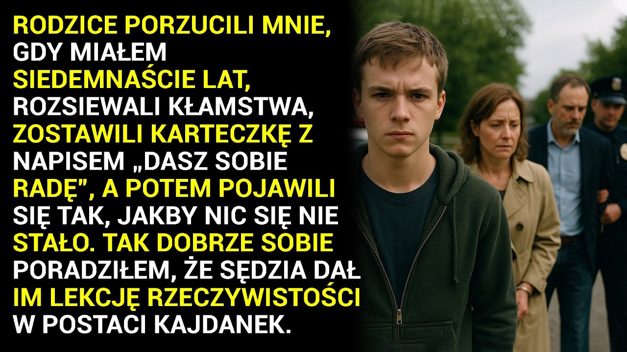 Rodzice Porzucili Mnie, Gdy Miałem Siedemnaście Lat, Rozsiewali Kłamstwa, Zostawili Karteczkę Z.....
