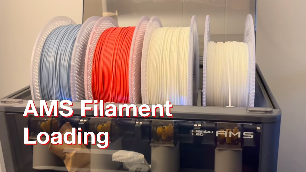 How to Load AMS Filament for Your X1-Carbon