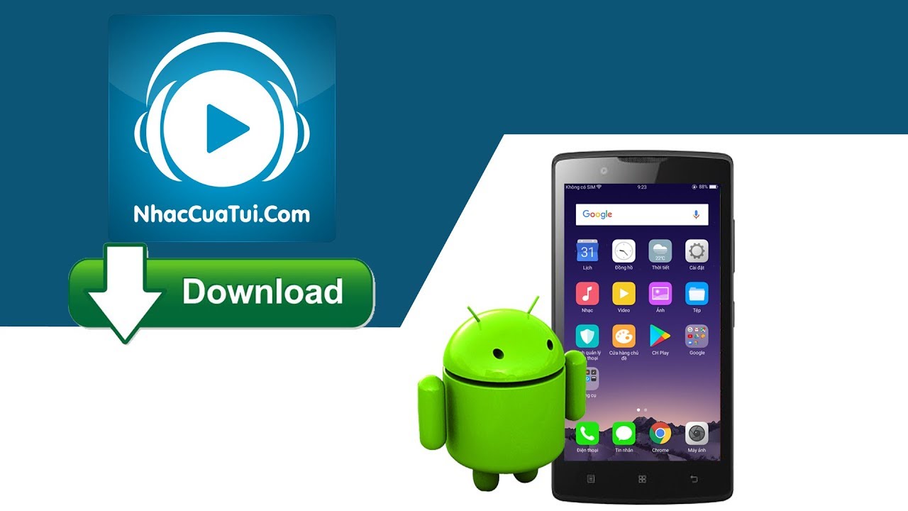 C&aacute;ch tải nhạc MP3 tr&ecirc;n NhacCuaTui về điện thoại ANDROID