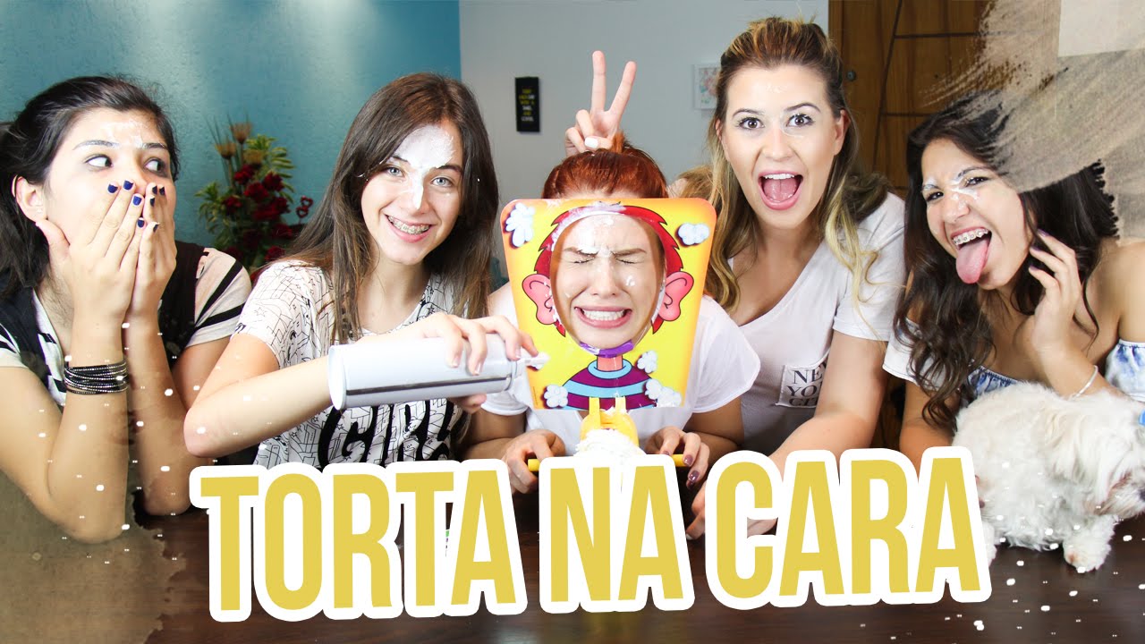 DESAFIO Torta na Cara - Beleza Teen, Niina Secrets e Carol Santina