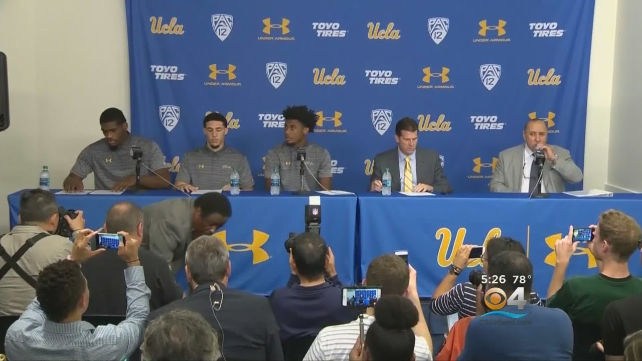 3 UCLA Players Suspended Indefinitely Upon Returning From China After Arrests