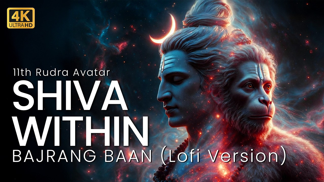 Are you stressed? Play This - Bajrang Baan (Lofi Version) | HANUMAN x SHIVA - With Lyrics #4k