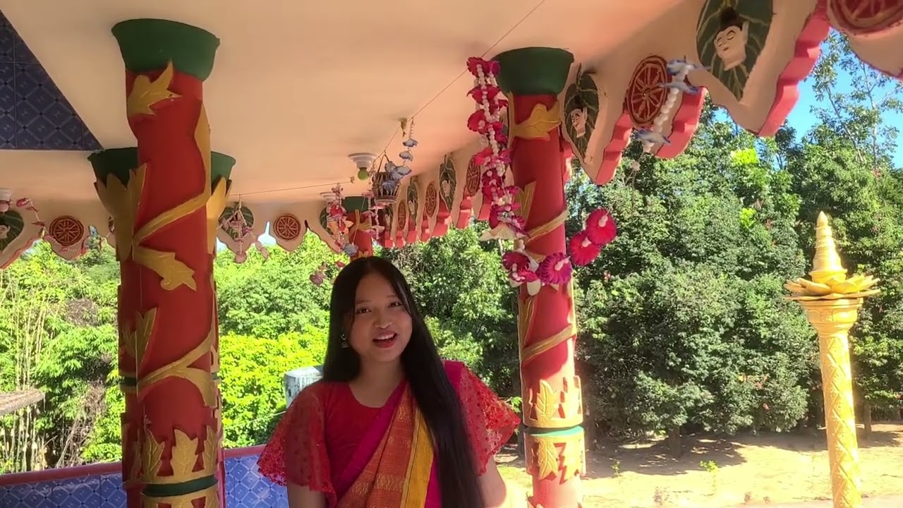 ২০ তম কঠিন চীবর দান ২০২৫ ইং সাধনাটিলা বনবিহারে গাওয়া গান। সাধনা বন ৪। মডেল মুক্তা চাকমা।