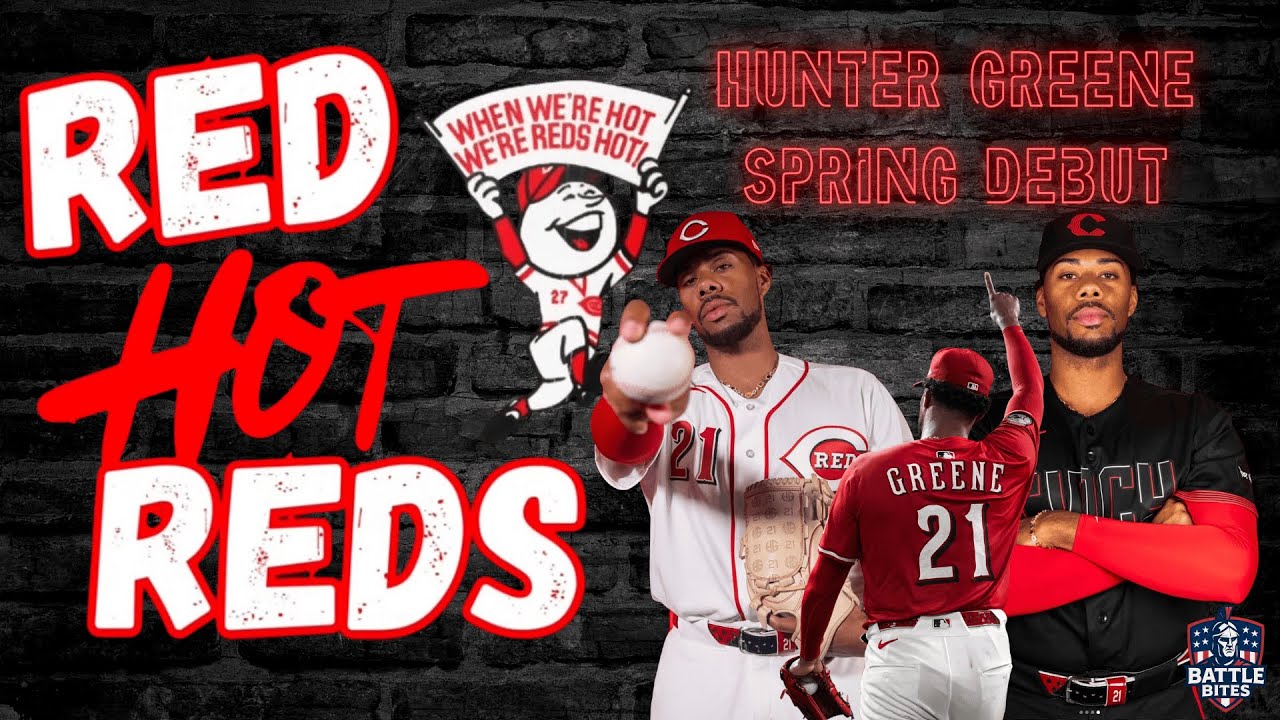 Hunter Greene Spring Debut! Reds vs Brewers LIVE Watchalong | Red Hot Reds LIVE 📱