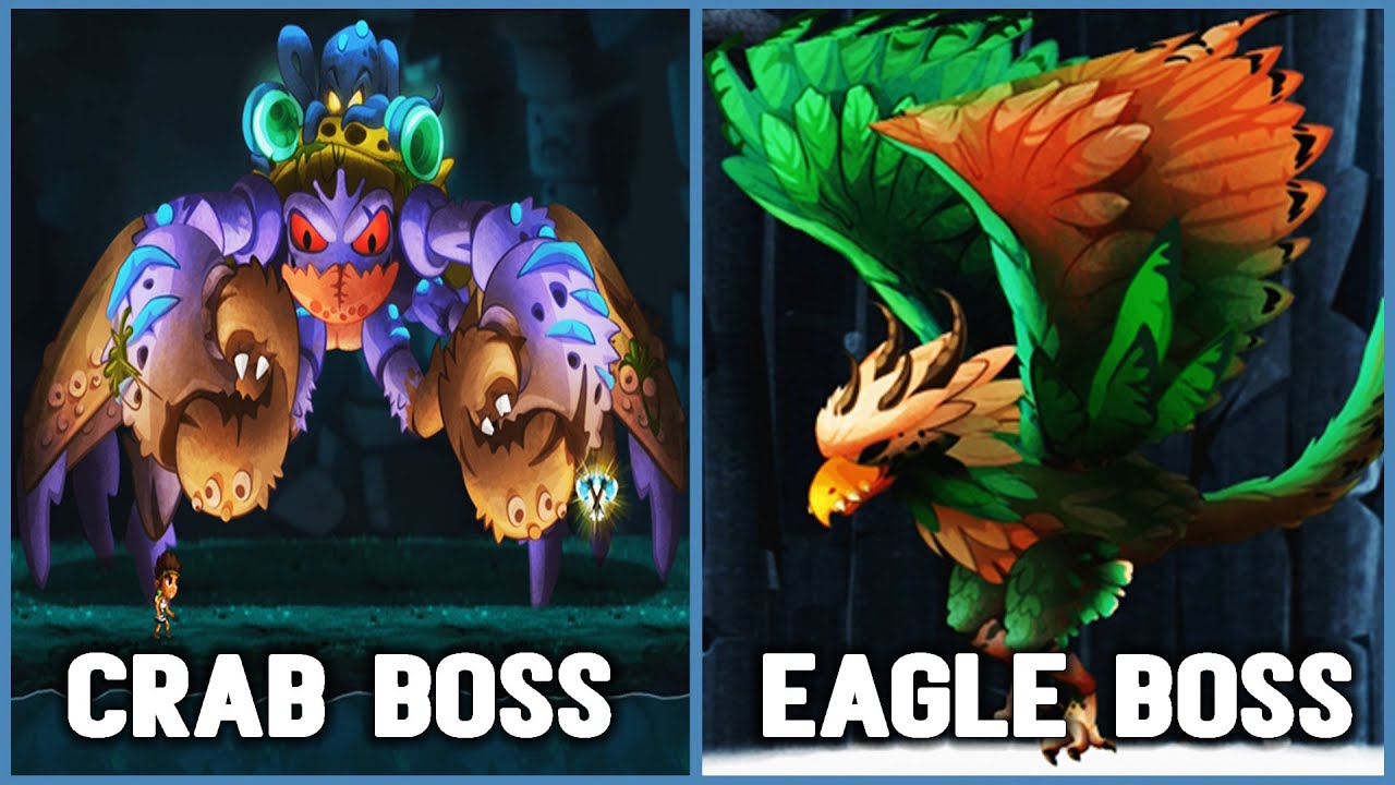 Jungle Adventures 3 Bosses Crab And Eagle