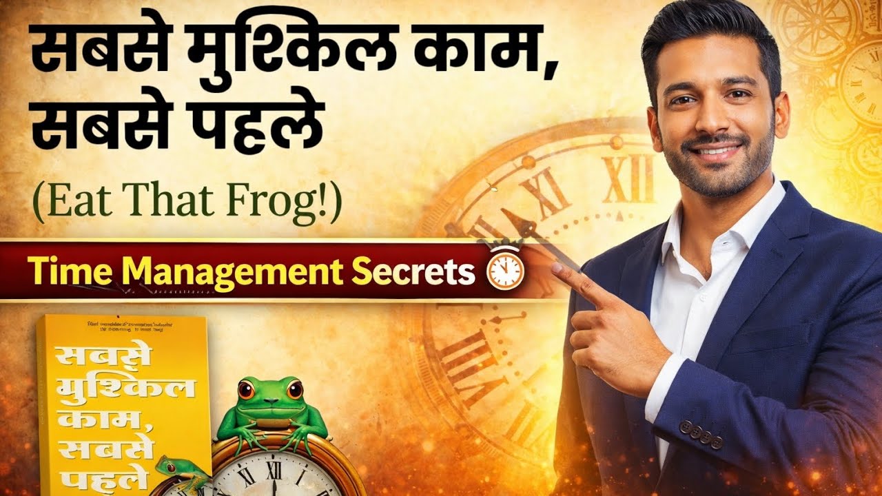Sabse Mushkil Kaam Pehle Karo 🤯 | Eat That Frog Hindi
