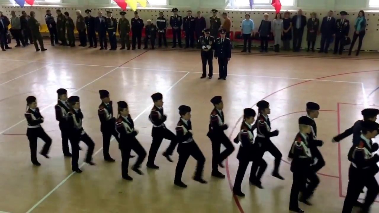 Смотр строя и песни Кадеты Лучшее выступление
