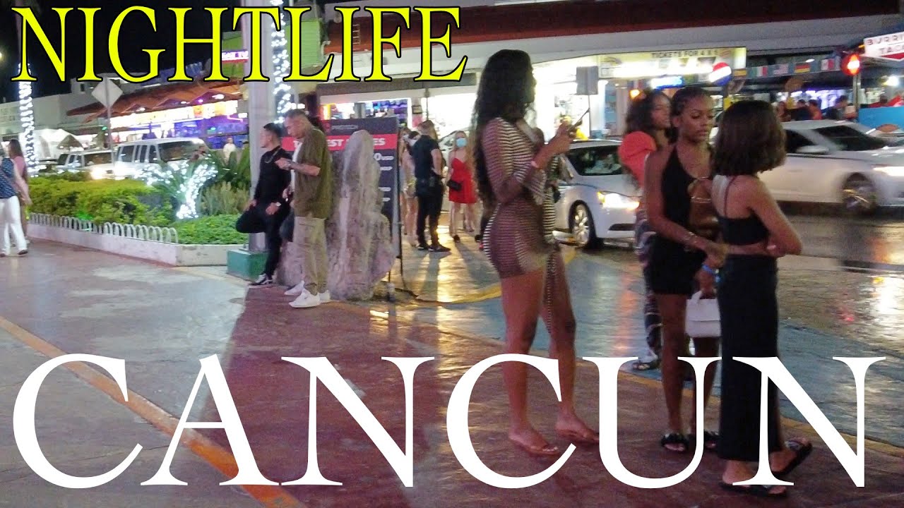 (4K) Cancun |Exploring Nightlife in the Hotel Zone on a Beautiful Friday || MEXICO 🇲🇽