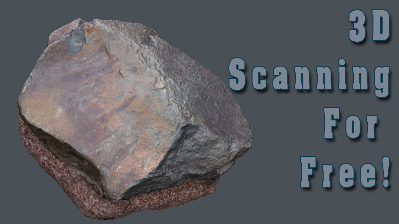3D scanning with Photogrammetry for free! - Tutorial
