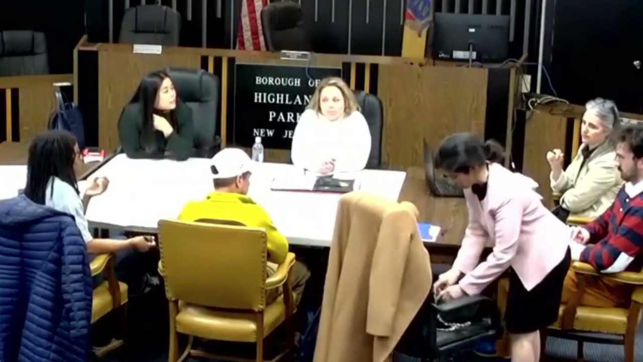 Sapana Shah Walks Out of Highland Park Rent Board Meeting - 2/27/2025
