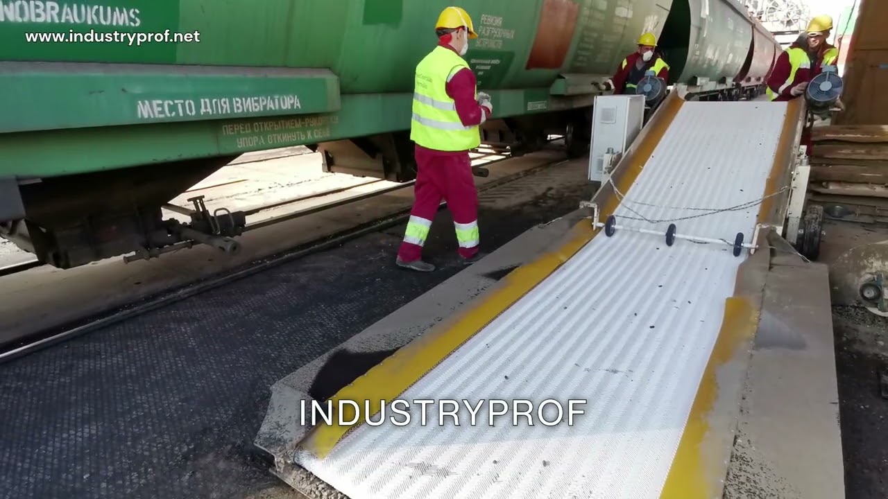 Hopper wagon unloading - установка разгрузки вагонов - INDUSTRYPROF